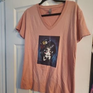 Blush pink top NWOT